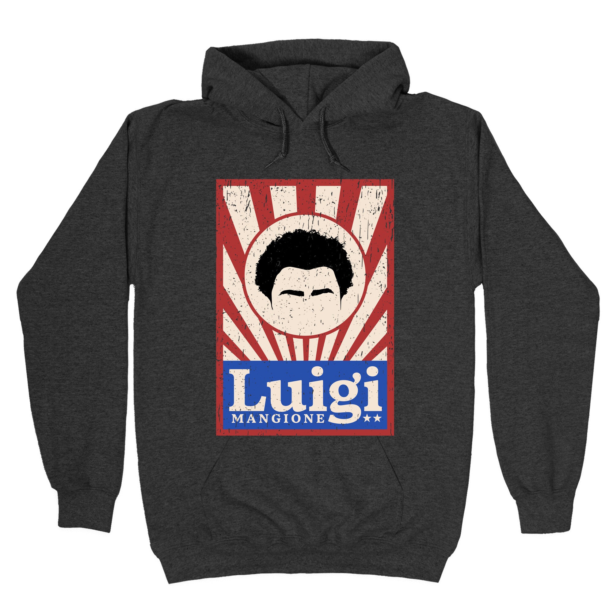 Luigi Mangione Campaign Poster Hoodie